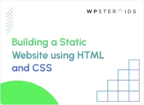 Image for Building a Static Website using HTML and CSS Alone